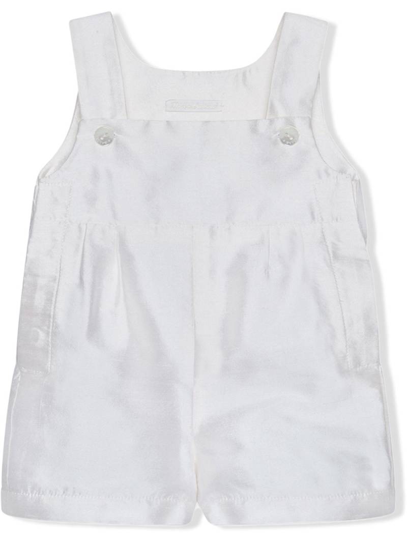 Dolce & Gabbana Kids sleeveless silk romper - White von Dolce & Gabbana Kids