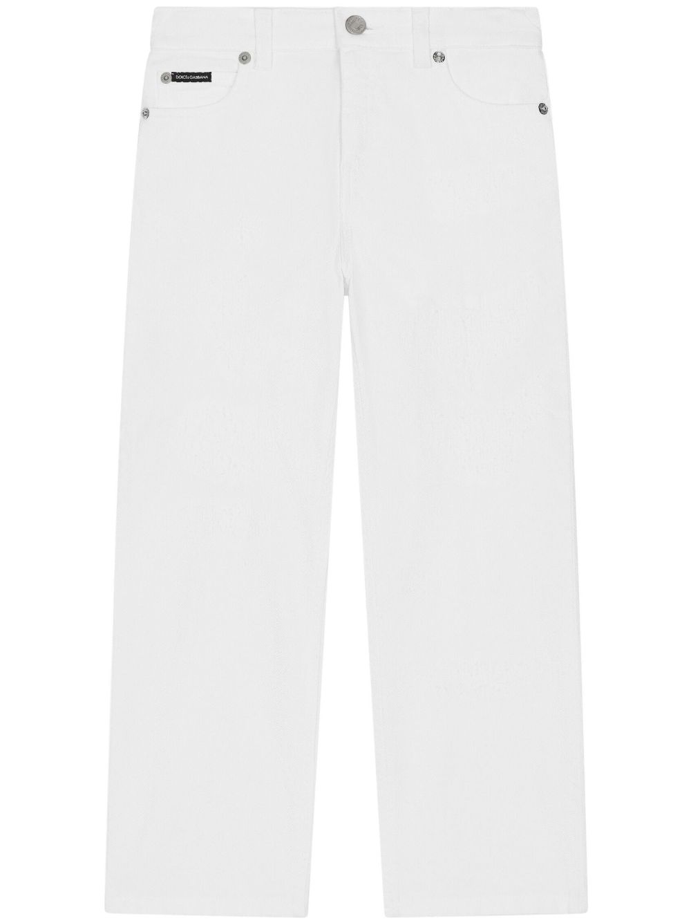 Dolce & Gabbana Kids straight-leg jeans - White von Dolce & Gabbana Kids