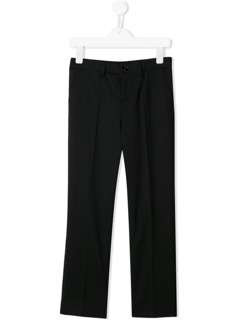 Dolce & Gabbana Kids stretch-wool tailored trousers - Black von Dolce & Gabbana Kids