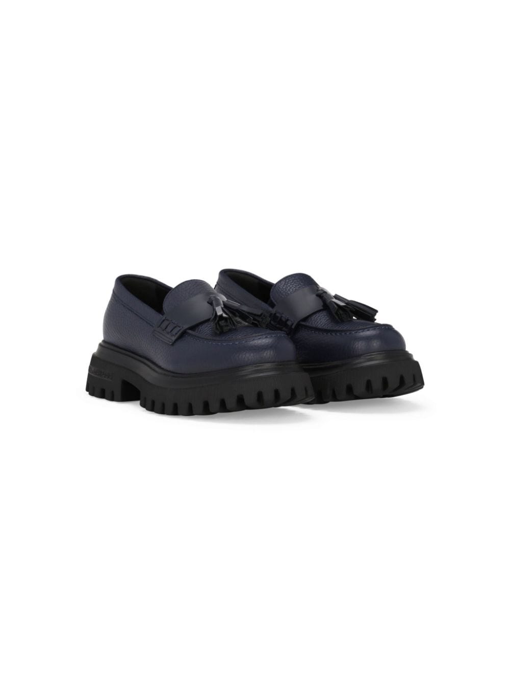 Dolce & Gabbana Kids tassel-detail loafers - Blue von Dolce & Gabbana Kids