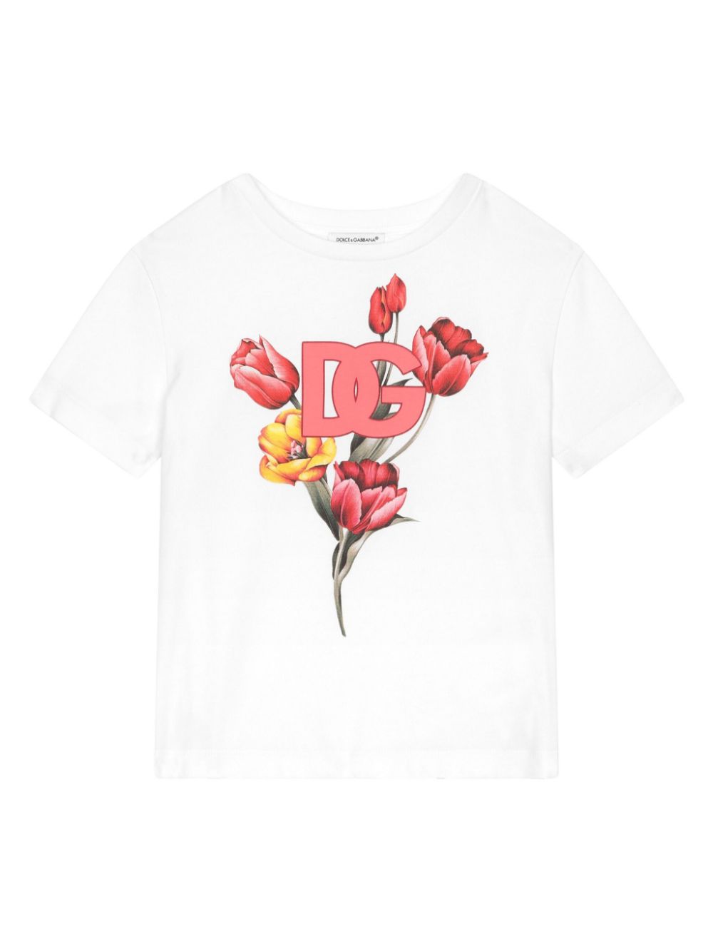 Dolce & Gabbana Kids tulip printed t-shirt - White von Dolce & Gabbana Kids