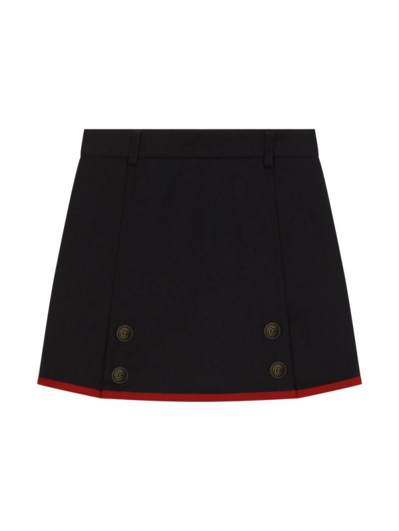 Dolce & Gabbana Kids twill skort - Blue von Dolce & Gabbana Kids