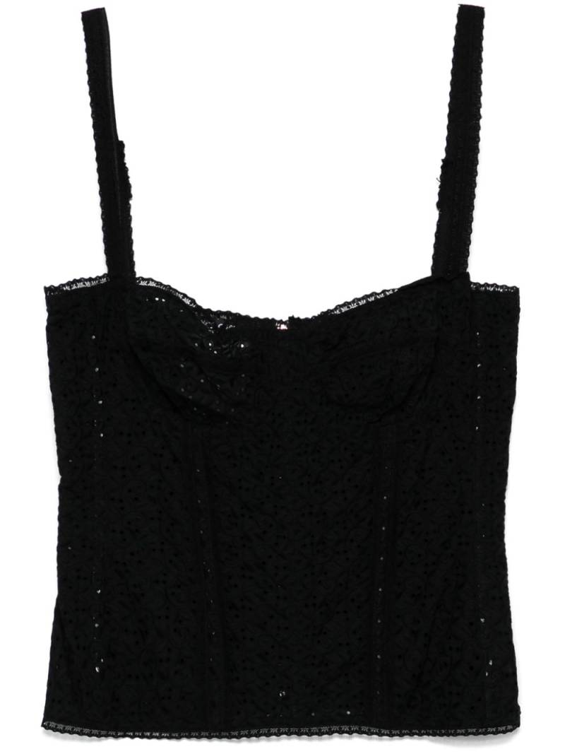 Dolce & Gabbana Pre-Owned 1990s corset tank top - Black von Dolce & Gabbana Pre-Owned