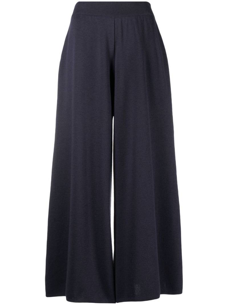 Dolce & Gabbana Pre-Owned 1990s high-waisted wide-legged trousers - Blue von Dolce & Gabbana Pre-Owned