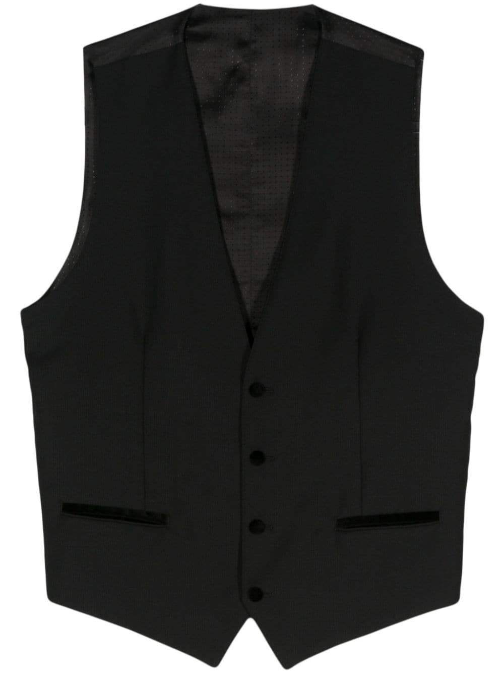 Dolce & Gabbana Pre-Owned 1990s panelled vest - Black von Dolce & Gabbana Pre-Owned