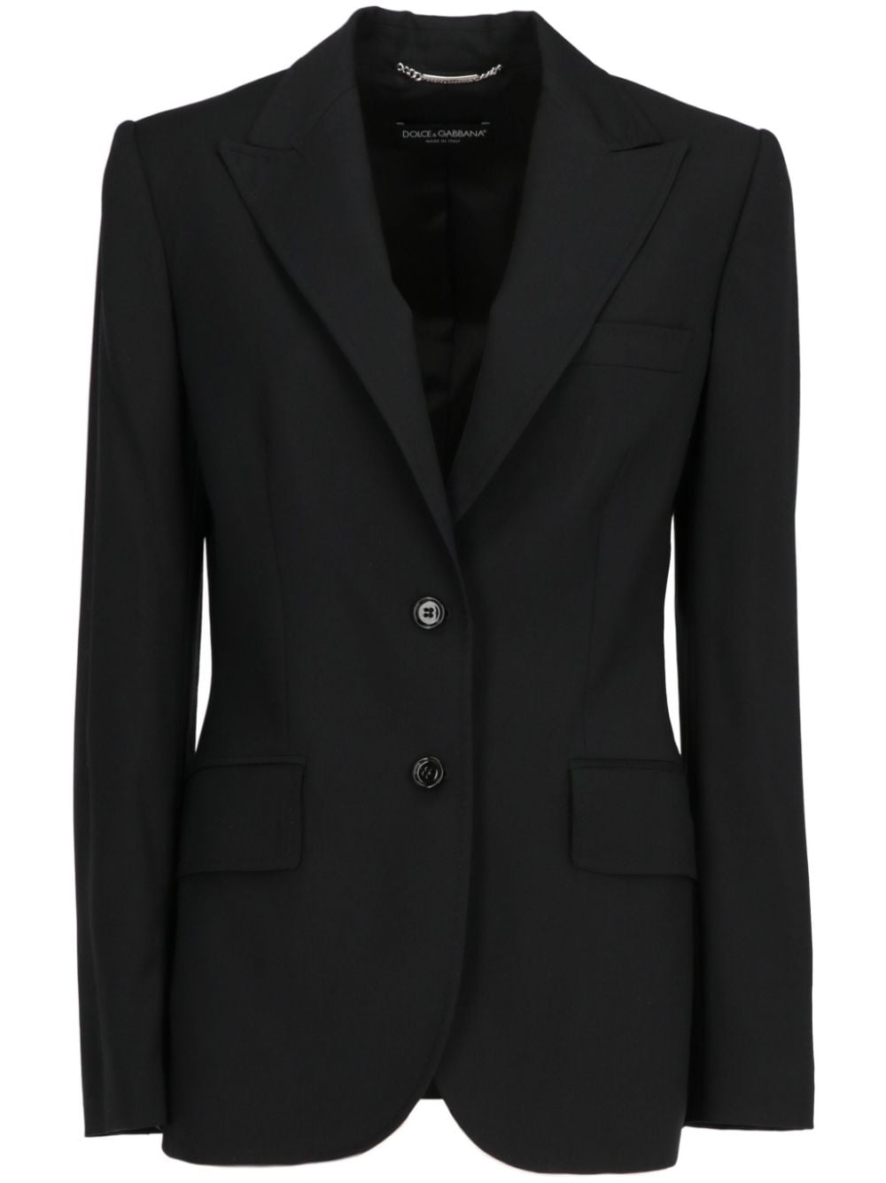 Dolce & Gabbana Pre-Owned 2000 single-breasted blazer - Black von Dolce & Gabbana Pre-Owned