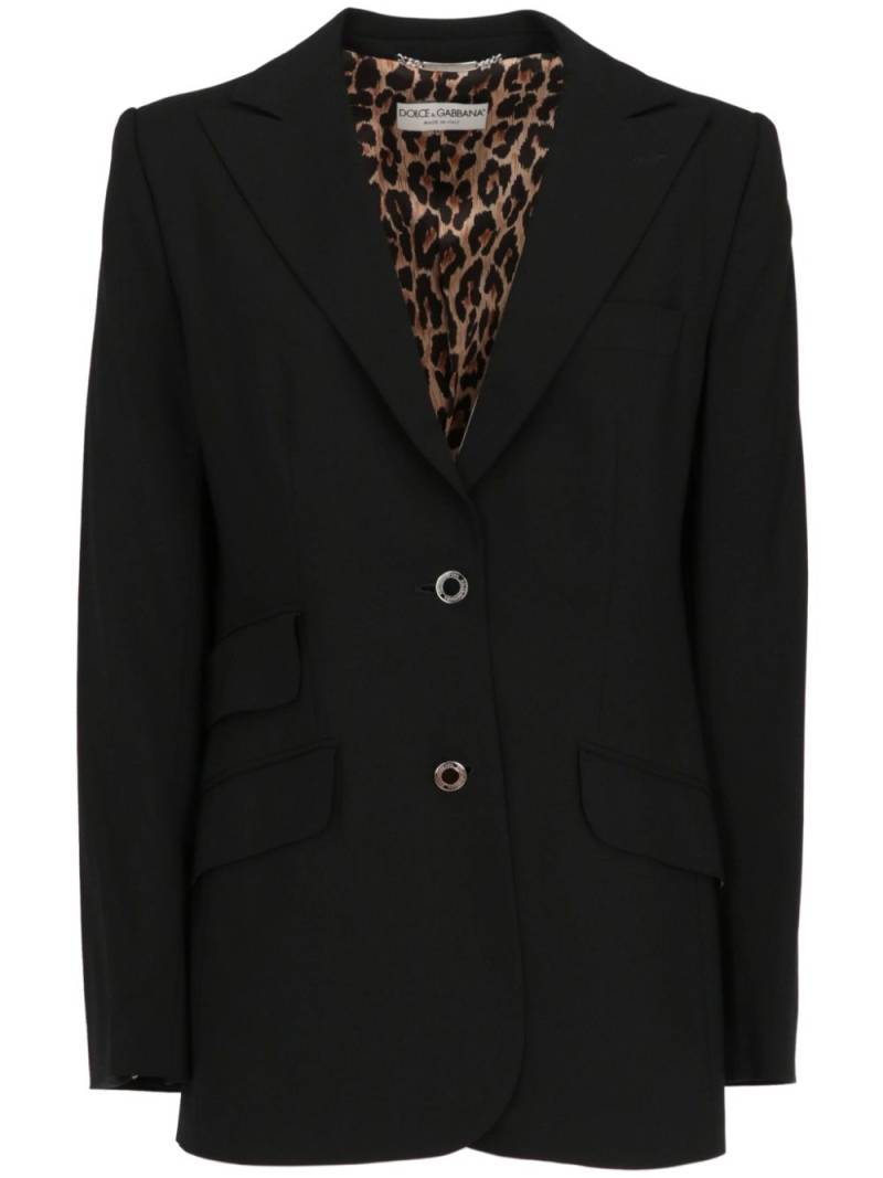 Dolce & Gabbana Pre-Owned 2000 single-breasted blazer - Black von Dolce & Gabbana Pre-Owned