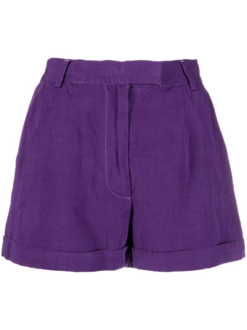 Dolce & Gabbana Pre-Owned 2000s high-waist A-line shorts - Purple von Dolce & Gabbana Pre-Owned