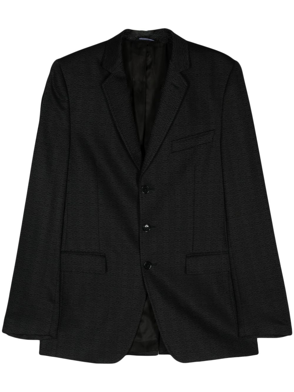 Dolce & Gabbana Pre-Owned 2000s jacquard single-breasted jacket - Black von Dolce & Gabbana Pre-Owned