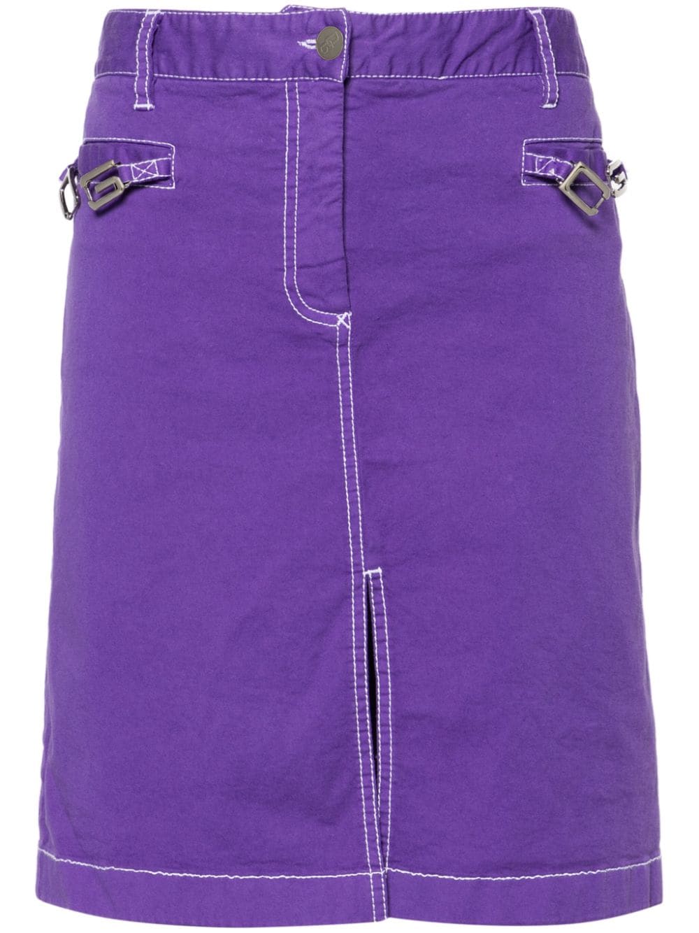 Dolce & Gabbana Pre-Owned 2000s low-rise skirt - Purple von Dolce & Gabbana Pre-Owned