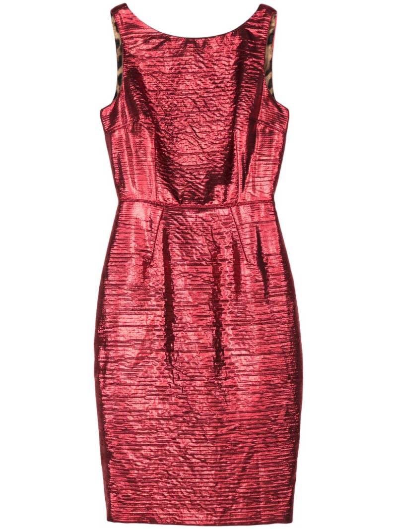 Dolce & Gabbana Pre-Owned 2000s metallic-effect dress - Red von Dolce & Gabbana Pre-Owned