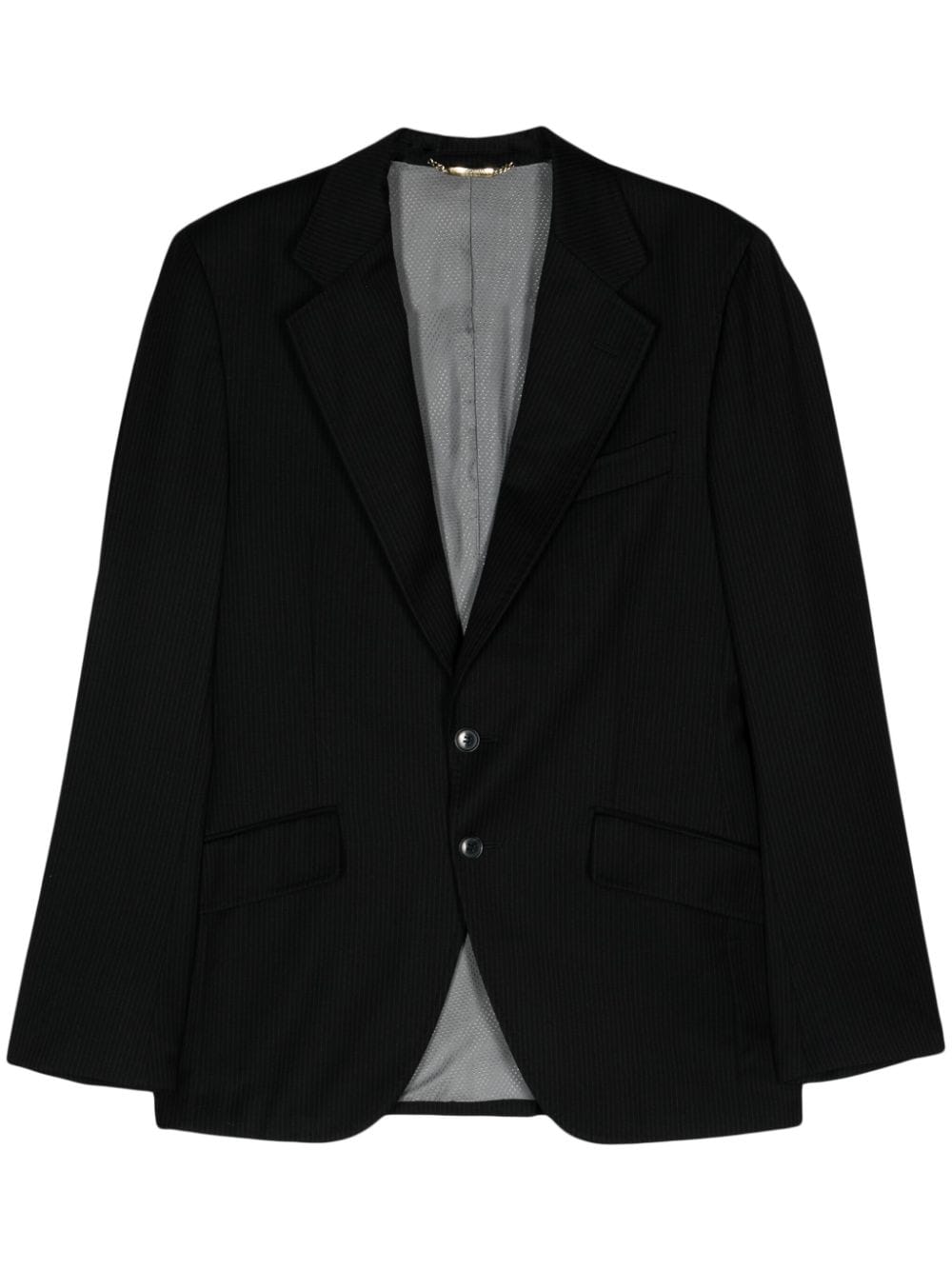 Dolce & Gabbana Pre-Owned 2000s pinstriped single-breasted jacket - Black von Dolce & Gabbana Pre-Owned