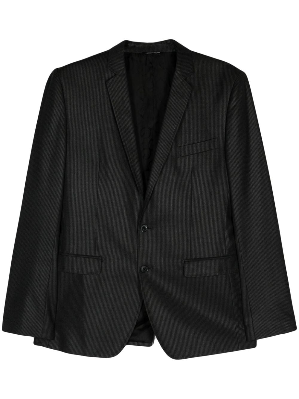 Dolce & Gabbana Pre-Owned 2000s pinstriped single-breasted jacket - Grey von Dolce & Gabbana Pre-Owned