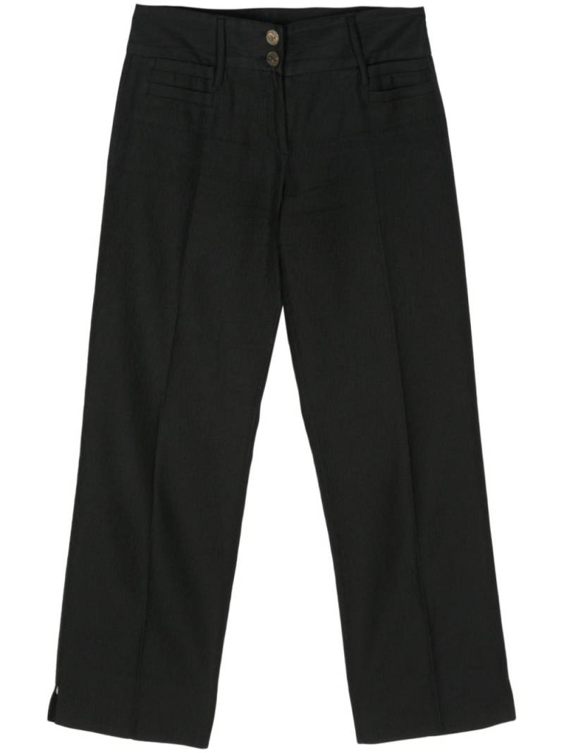 Dolce & Gabbana Pre-Owned 2000s pressed-crease trousers - Black von Dolce & Gabbana Pre-Owned