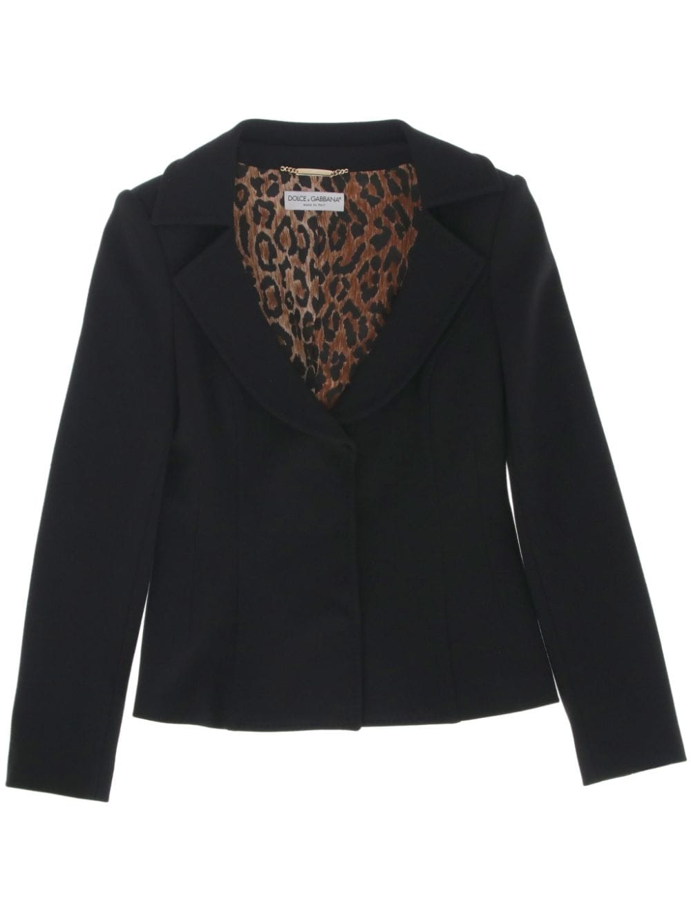 Dolce & Gabbana Pre-Owned 2000s single-breasted blazer - Black von Dolce & Gabbana Pre-Owned