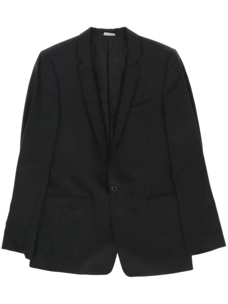 Dolce & Gabbana Pre-Owned 2000s single-breasted blazer - Black von Dolce & Gabbana Pre-Owned