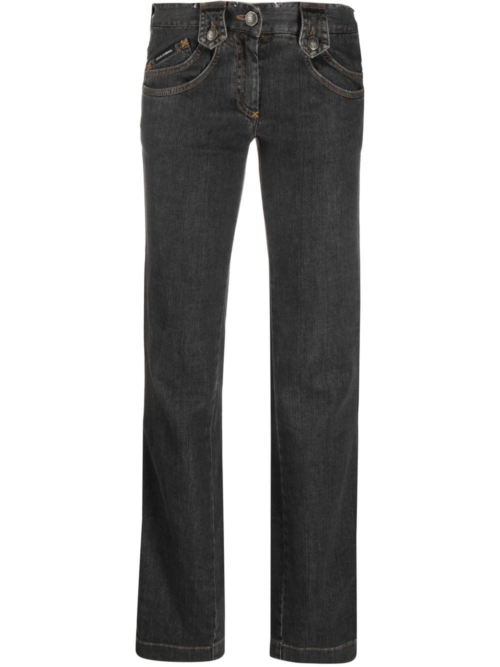 Dolce & Gabbana Pre-Owned 2000s straight-leg jeans - Grey von Dolce & Gabbana Pre-Owned