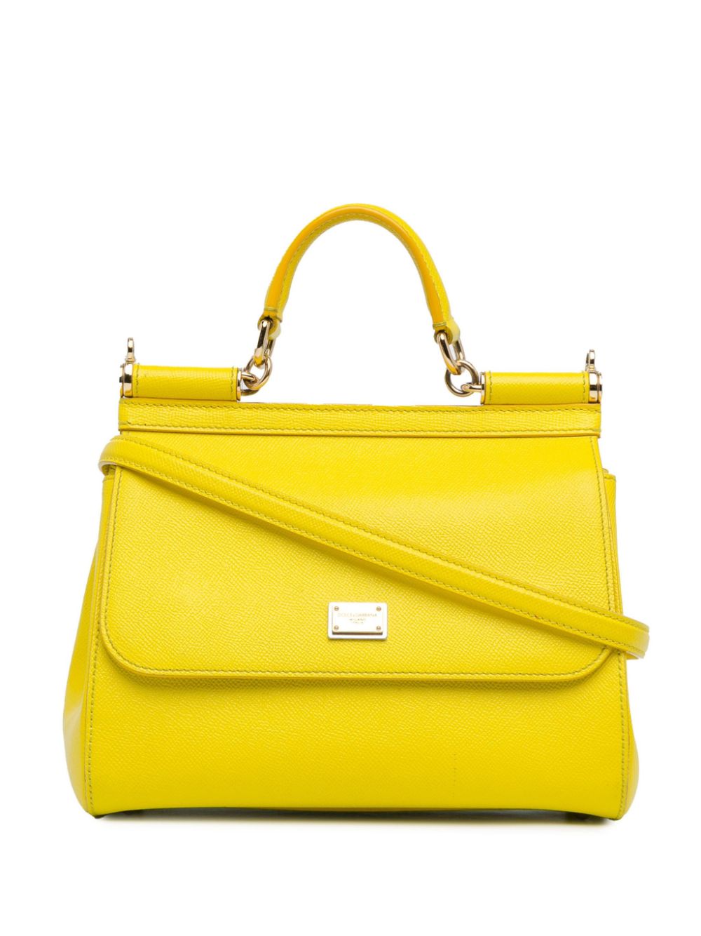 Dolce & Gabbana Pre-Owned 2009-2024 Large Miss Sicily satchel - Yellow von Dolce & Gabbana Pre-Owned