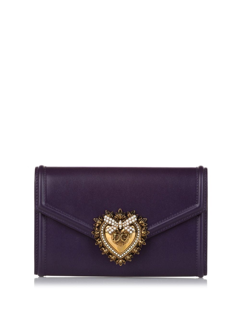 Dolce & Gabbana Pre-Owned Devotion Leather belt bag - Purple von Dolce & Gabbana Pre-Owned