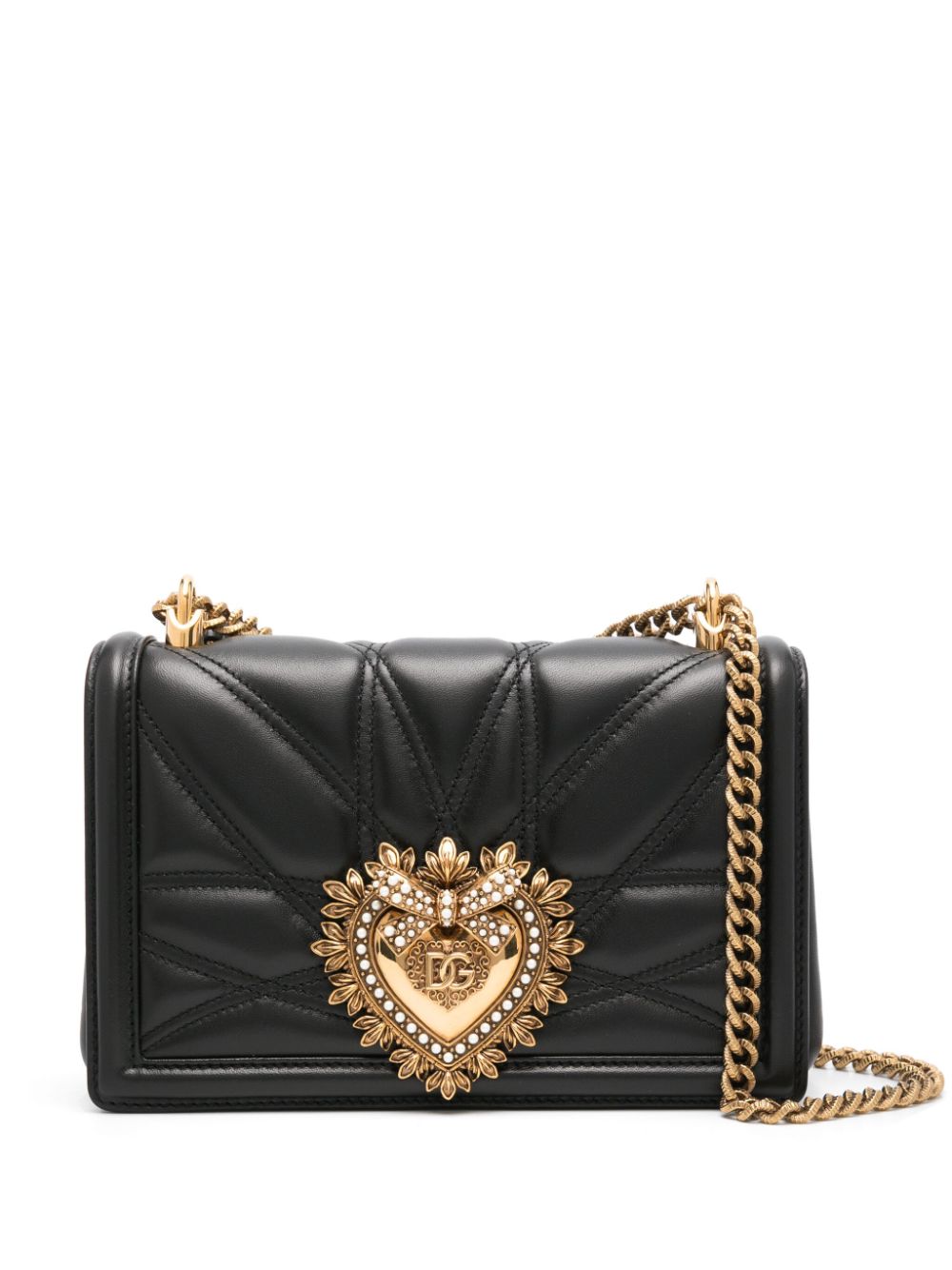 Dolce & Gabbana Pre-Owned medium Devotion cross body bag - Black von Dolce & Gabbana Pre-Owned