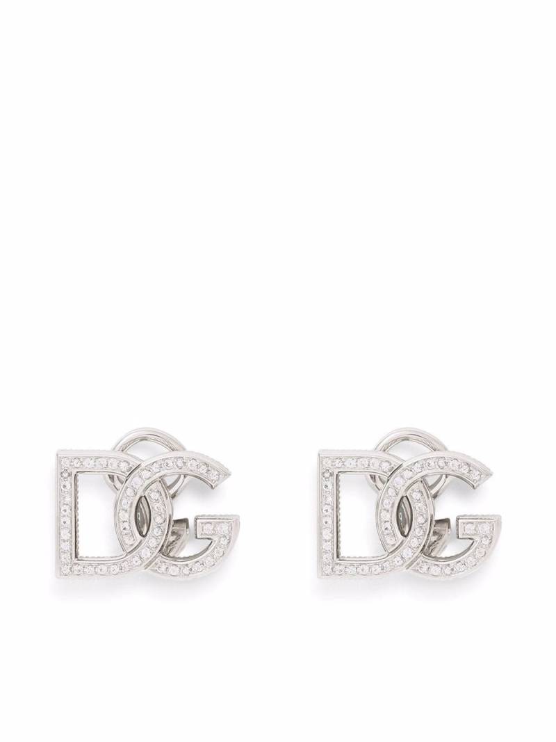 Dolce & Gabbana 18kt white gold sapphire earrings - Silver von Dolce & Gabbana