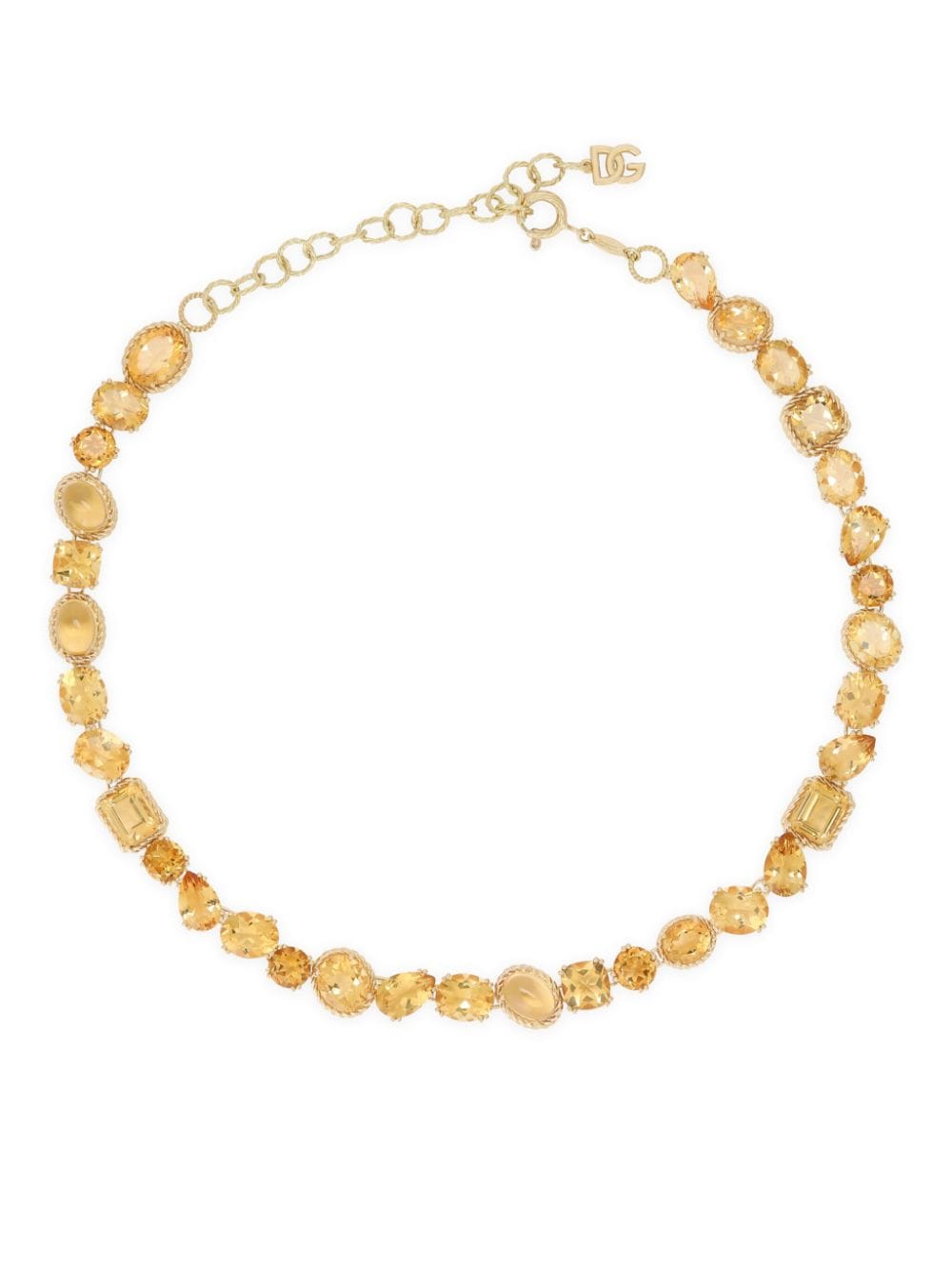 Dolce & Gabbana 18kt yellow gold Anna citrine necklace von Dolce & Gabbana