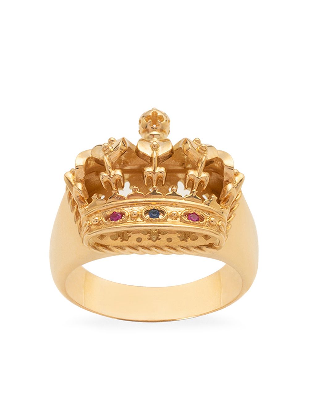 Dolce & Gabbana 18kt yellow gold crown ring von Dolce & Gabbana