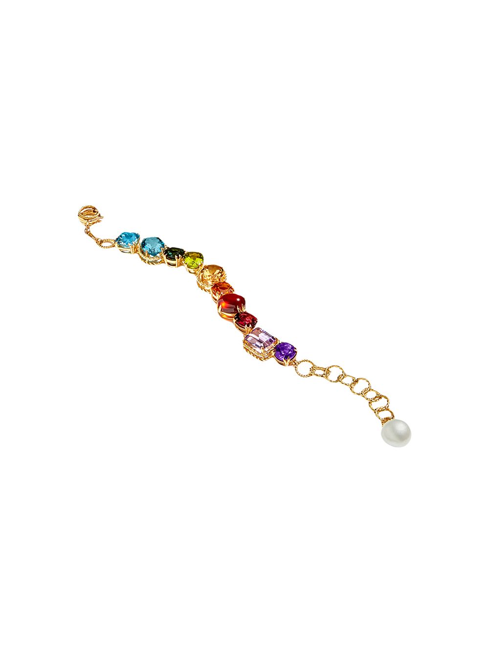 Dolce & Gabbana 18kt yellow gold rainbow bracelet von Dolce & Gabbana