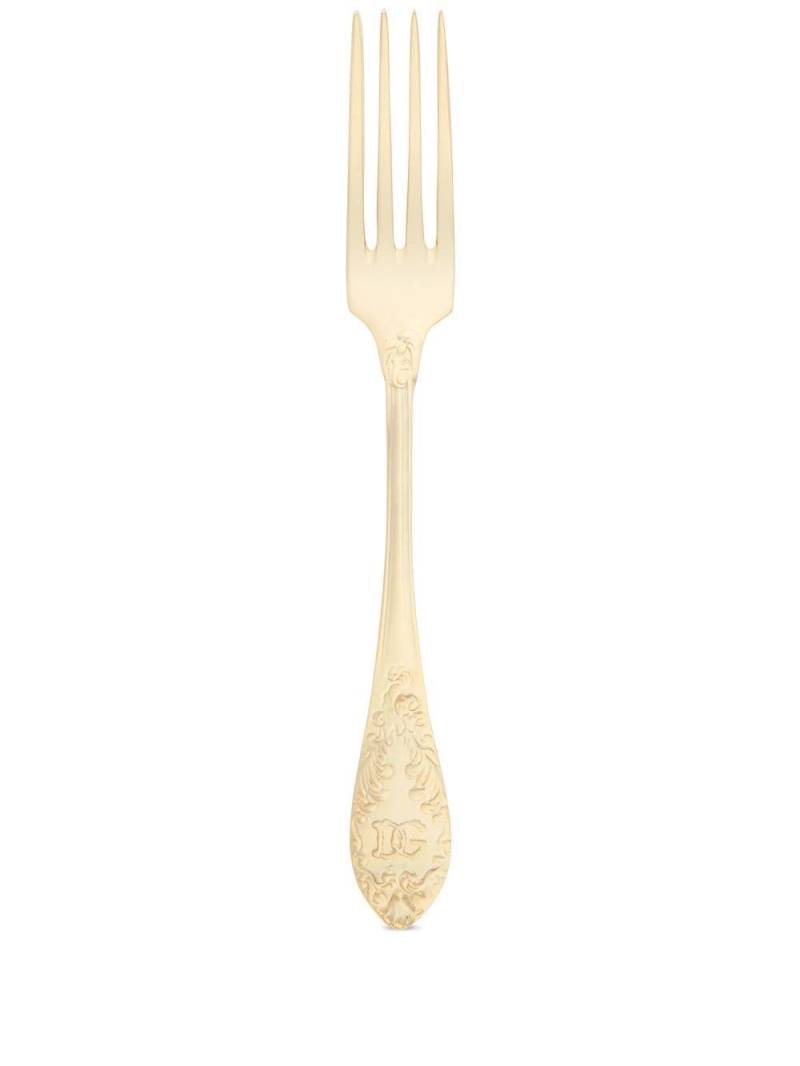 Dolce & Gabbana 24kt gold-plated dessert fork von Dolce & Gabbana