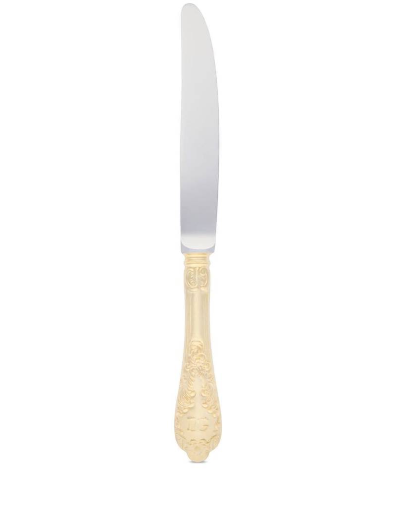 Dolce & Gabbana 24kt gold-plated dessert knife von Dolce & Gabbana