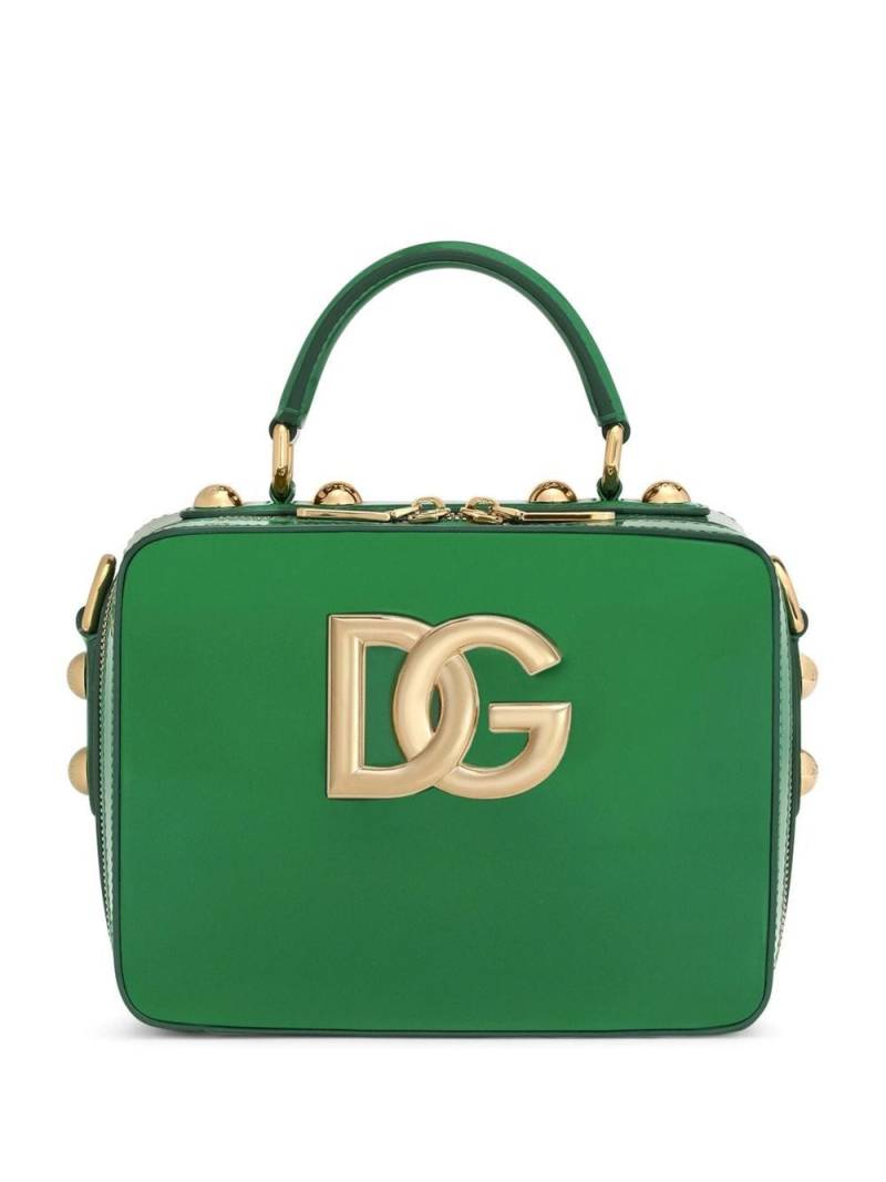 Dolce & Gabbana 3.5 leather top-handle bag - Green von Dolce & Gabbana