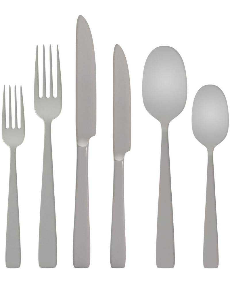 Dolce & Gabbana INOX flatware set (6-piece set) - Silver von Dolce & Gabbana