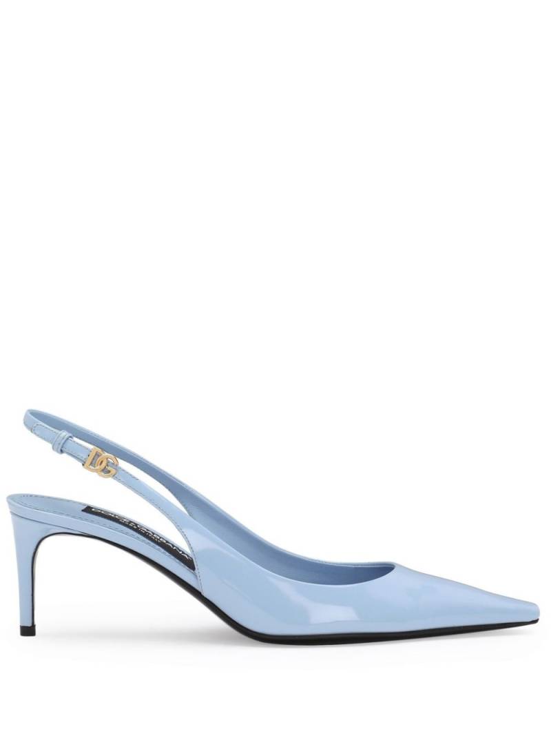 Dolce & Gabbana 60mm slingback pumps - Blue von Dolce & Gabbana