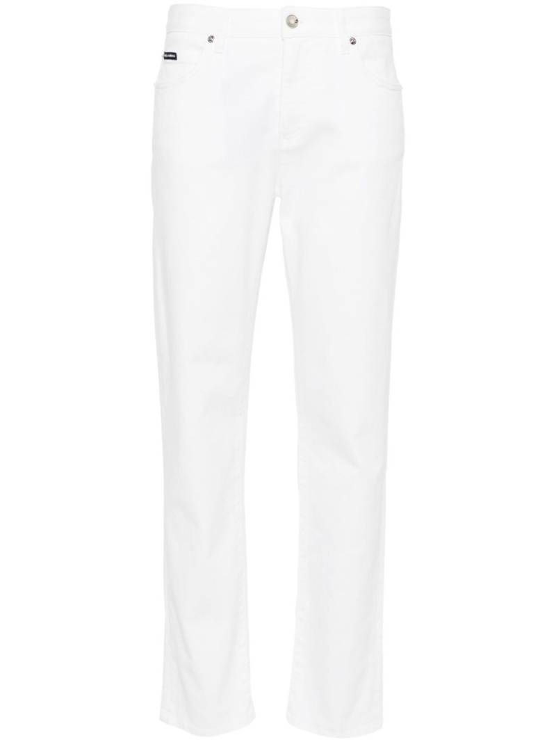 Dolce & Gabbana Audrey slim-leg jeans - White von Dolce & Gabbana