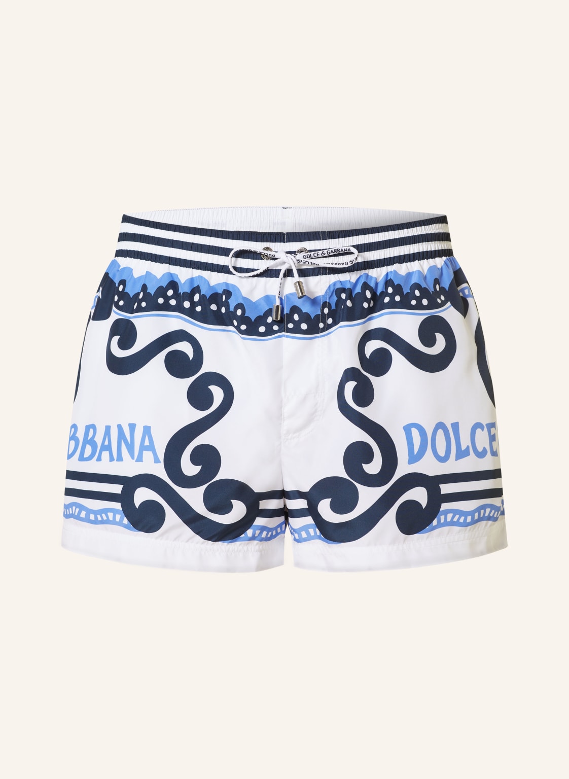 Dolce & Gabbana Badeshorts weiss von Dolce & Gabbana