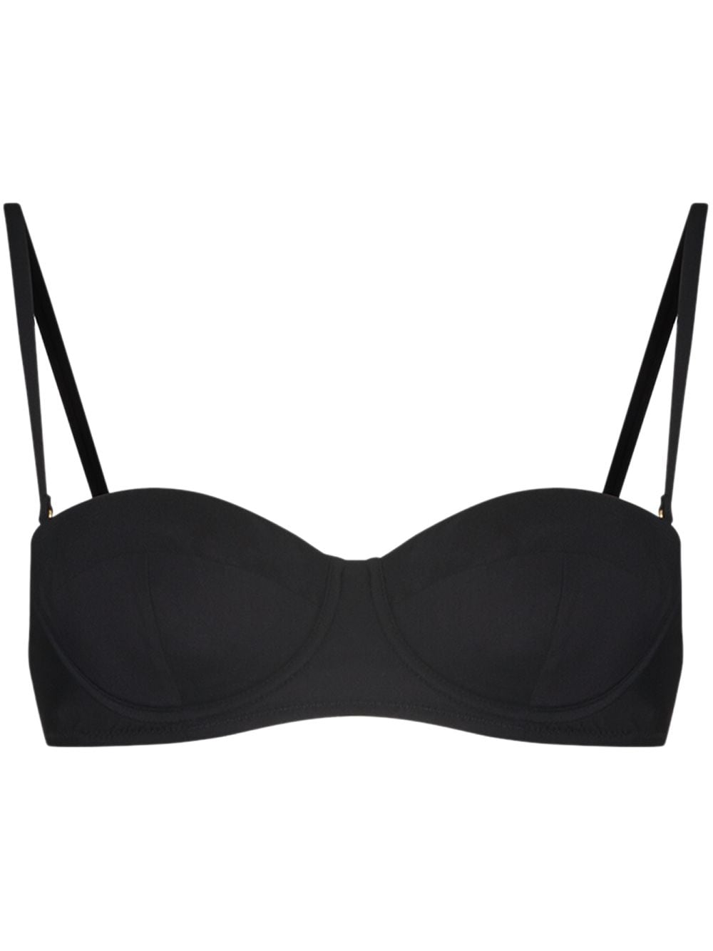 Dolce & Gabbana Balconette bandeau bikini top - Black von Dolce & Gabbana