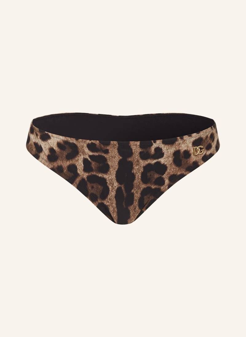 Dolce & Gabbana Basic-Bikini-Hose Leo New braun von Dolce & Gabbana