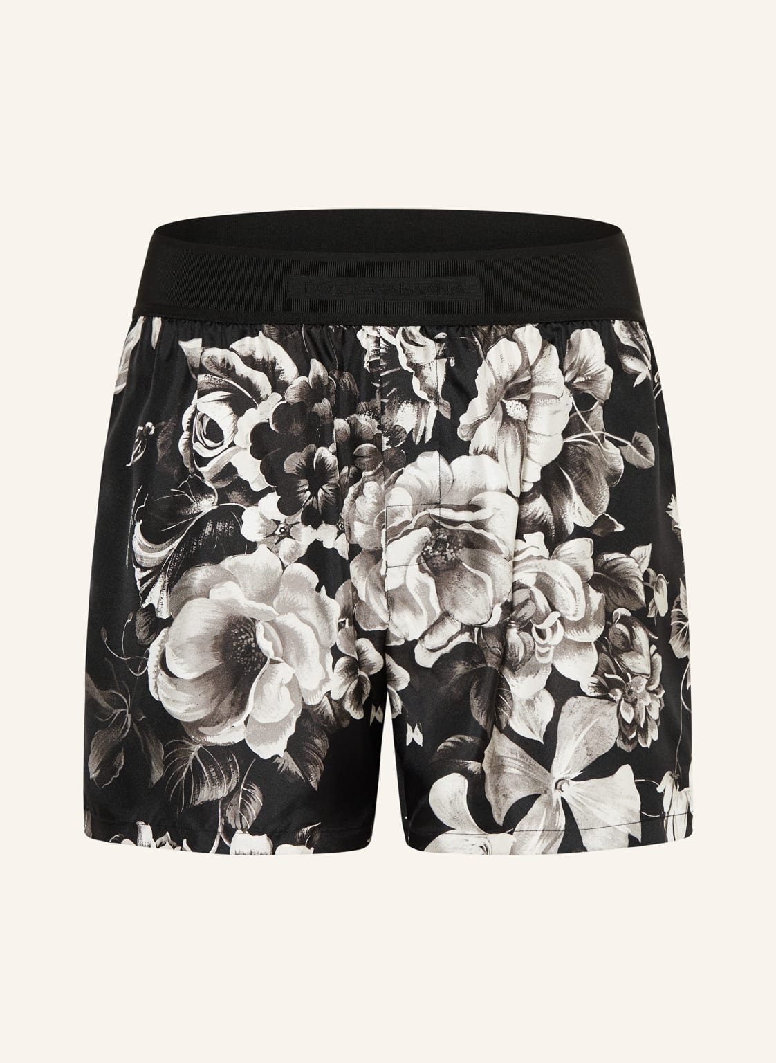 Dolce & Gabbana Boxershorts Aus Seide schwarz von Dolce & Gabbana