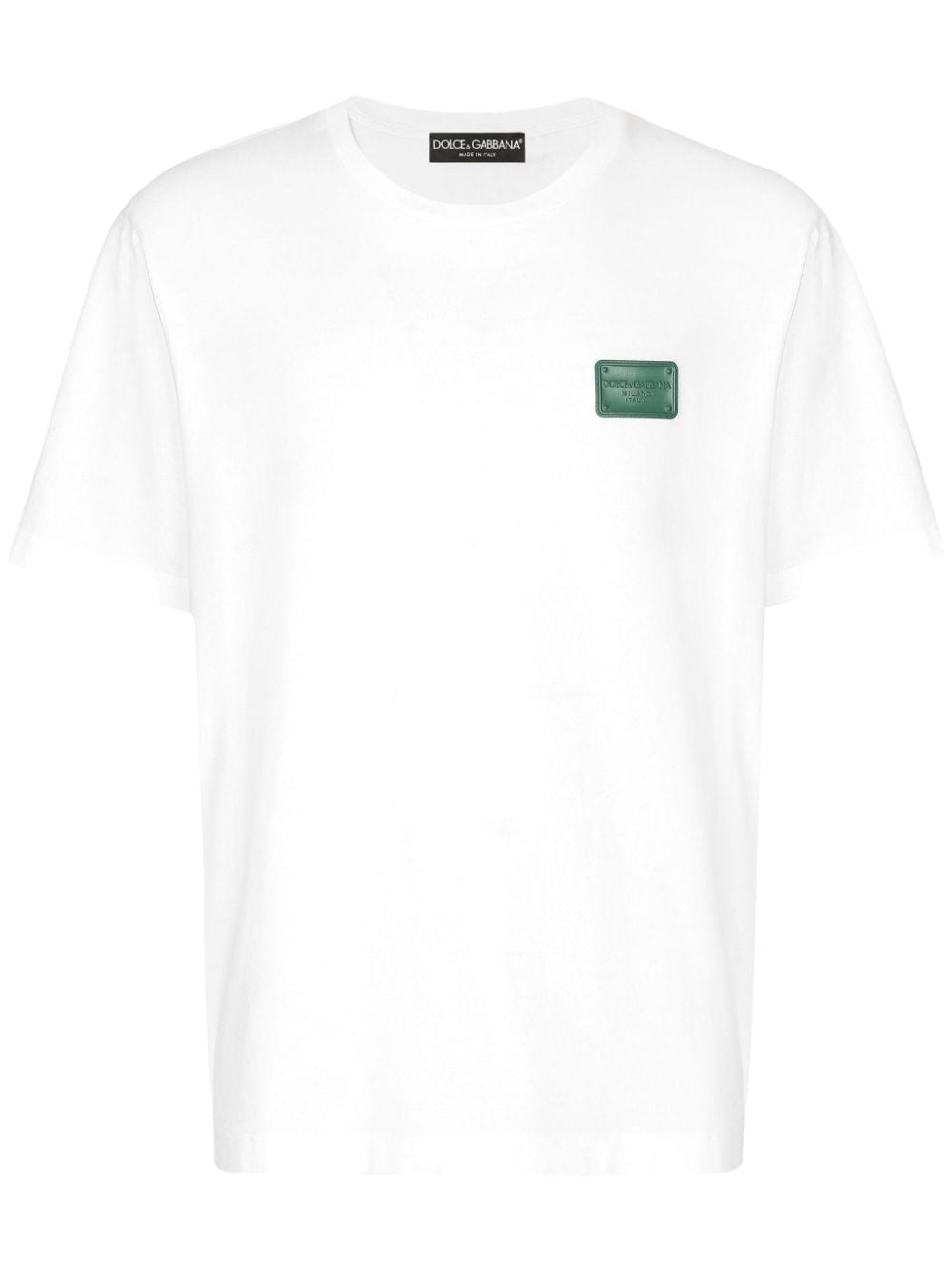 Dolce & Gabbana Branded tag t-shirt - White von Dolce & Gabbana