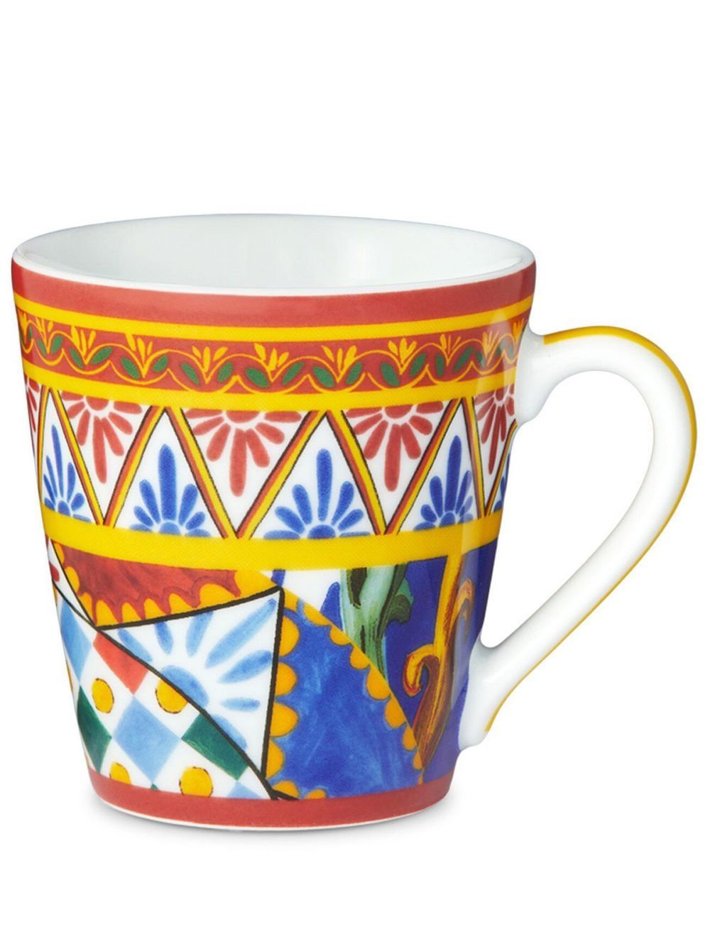 Dolce & Gabbana Carretto Siciliano porcelain mug - White von Dolce & Gabbana