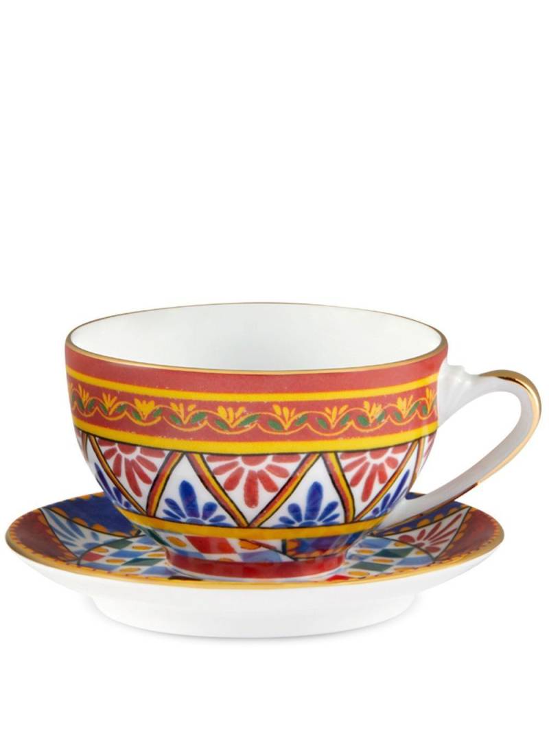 Dolce & Gabbana Carretto Siciliano porcelain tea set - Multicolour von Dolce & Gabbana