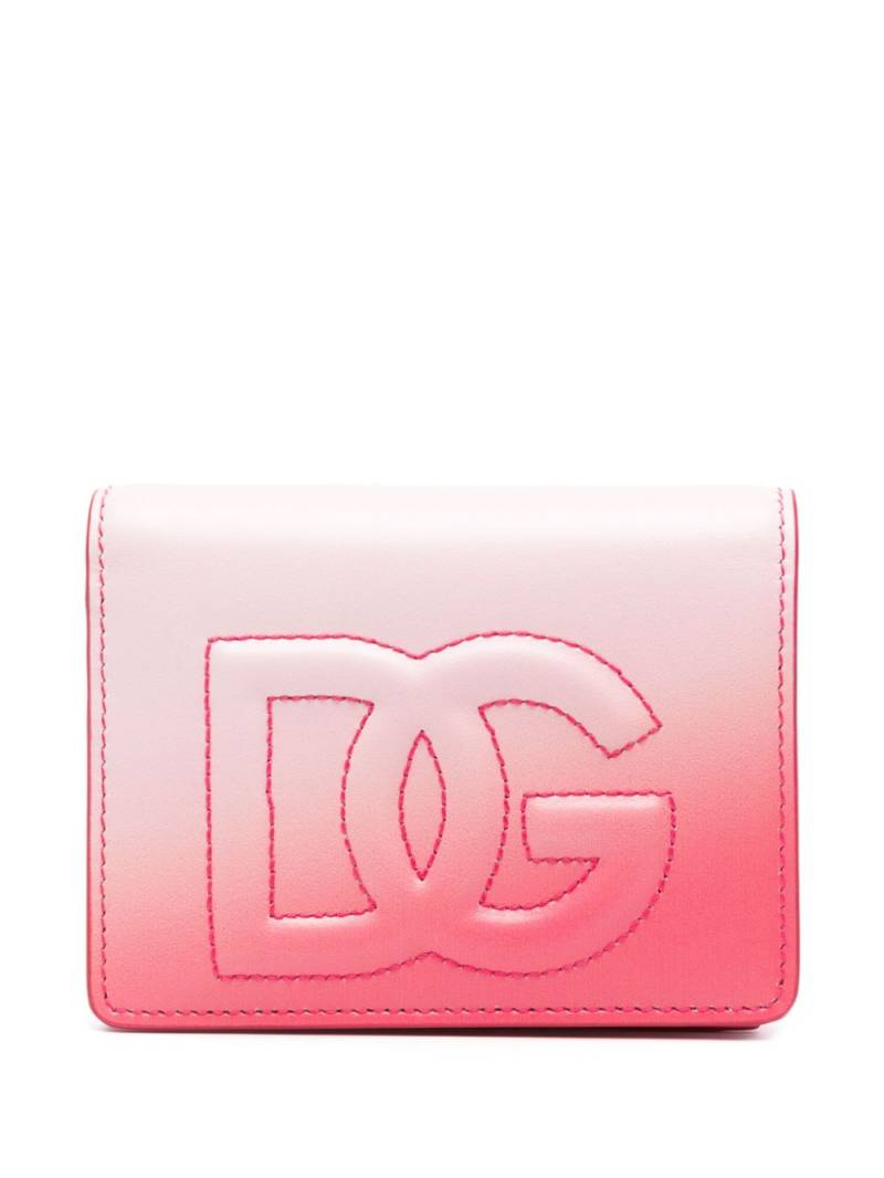 Dolce & Gabbana Continental ombré-effect wallet - Pink von Dolce & Gabbana