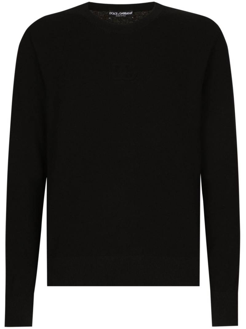 Dolce & Gabbana Crew-neck sweater - Black von Dolce & Gabbana