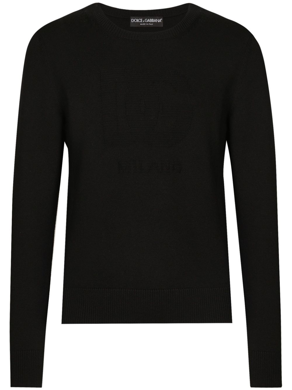 Dolce & Gabbana Crew-neck sweater - Black von Dolce & Gabbana