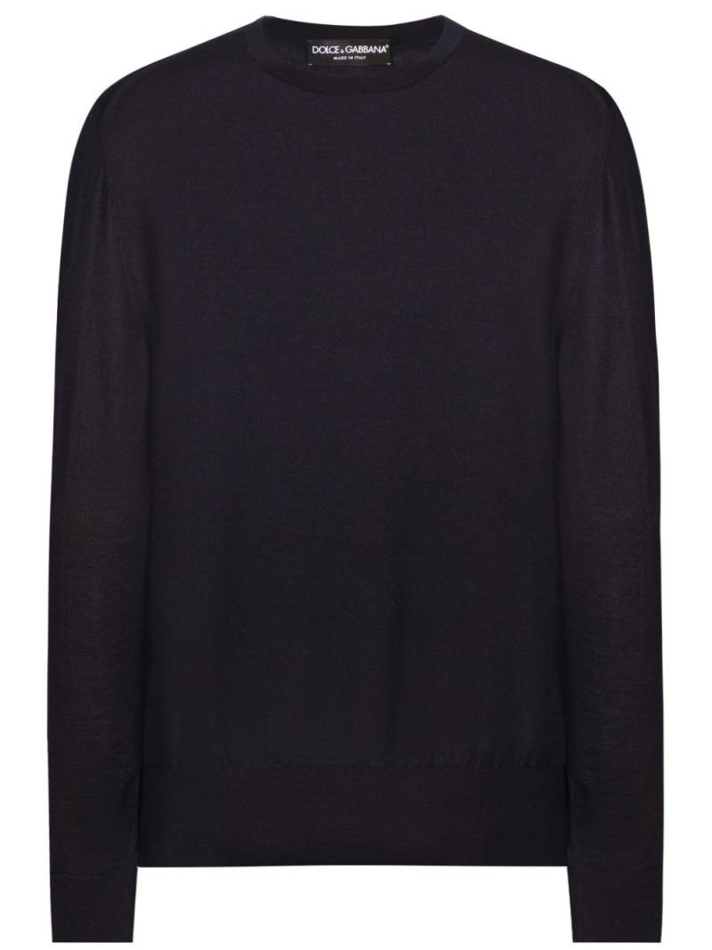 Dolce & Gabbana Crew-neck sweater - Blue von Dolce & Gabbana