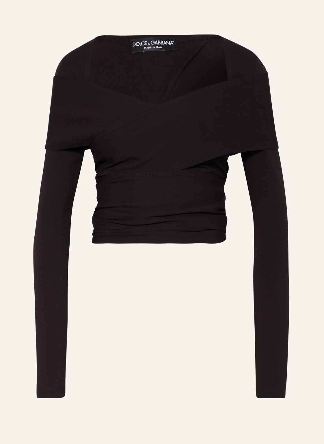 Dolce & Gabbana Cropped-Shirt schwarz Dolce & Gabbana Cropped-Shirt schwarz von Dolce & Gabbana