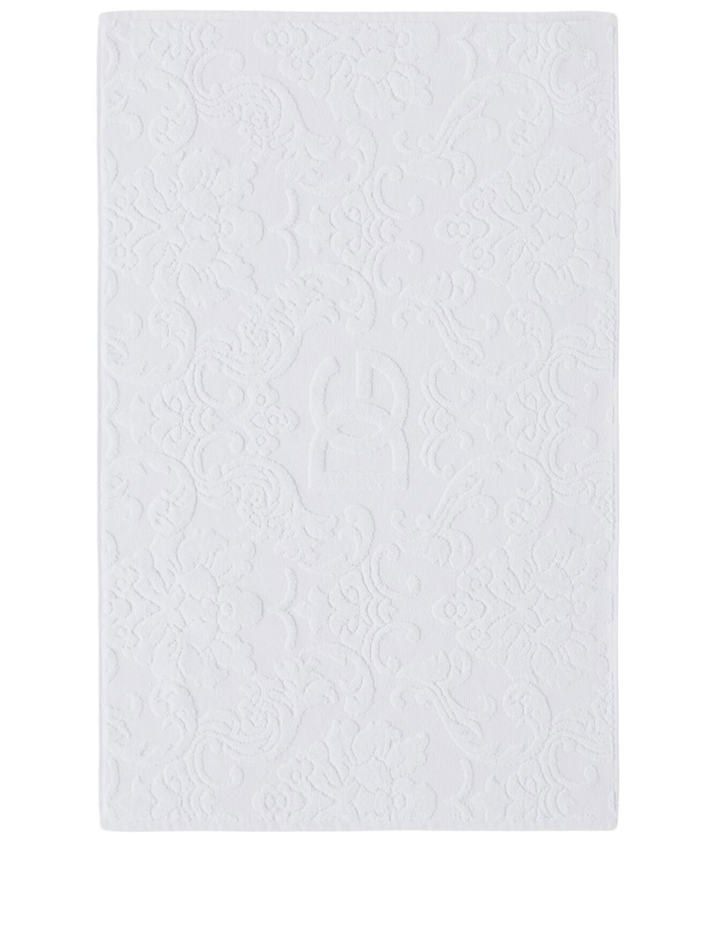 Dolce & Gabbana Crosswise jacquard bath mat - White von Dolce & Gabbana