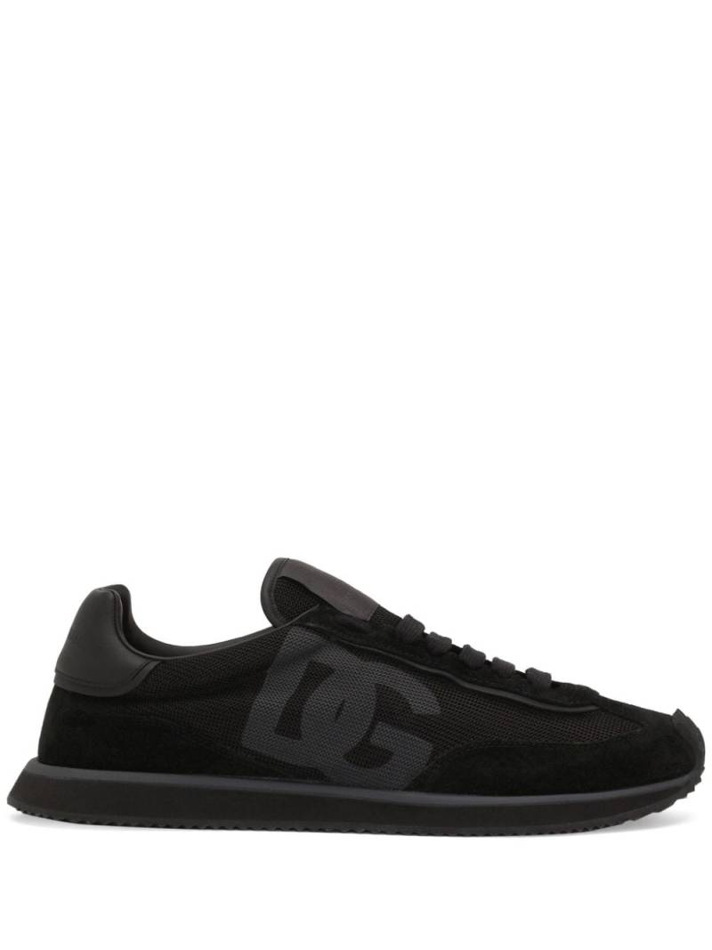 Dolce & Gabbana DG Cushion mixed-material sneakers - Black von Dolce & Gabbana