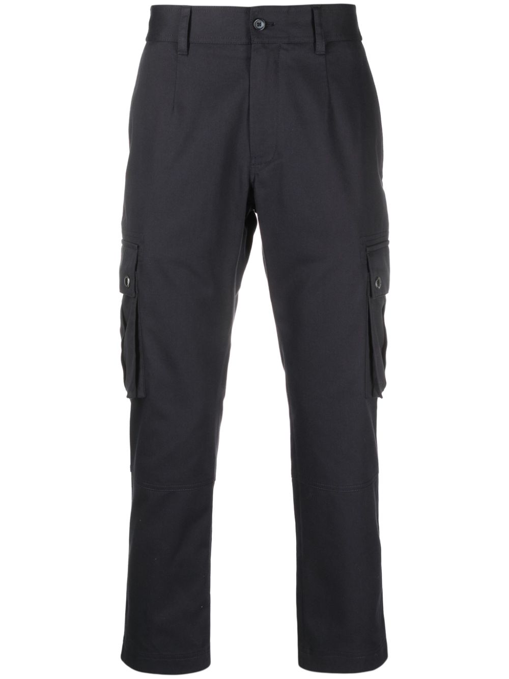 Dolce & Gabbana DG Essentials logo-plaque cargo trousers - Blue von Dolce & Gabbana