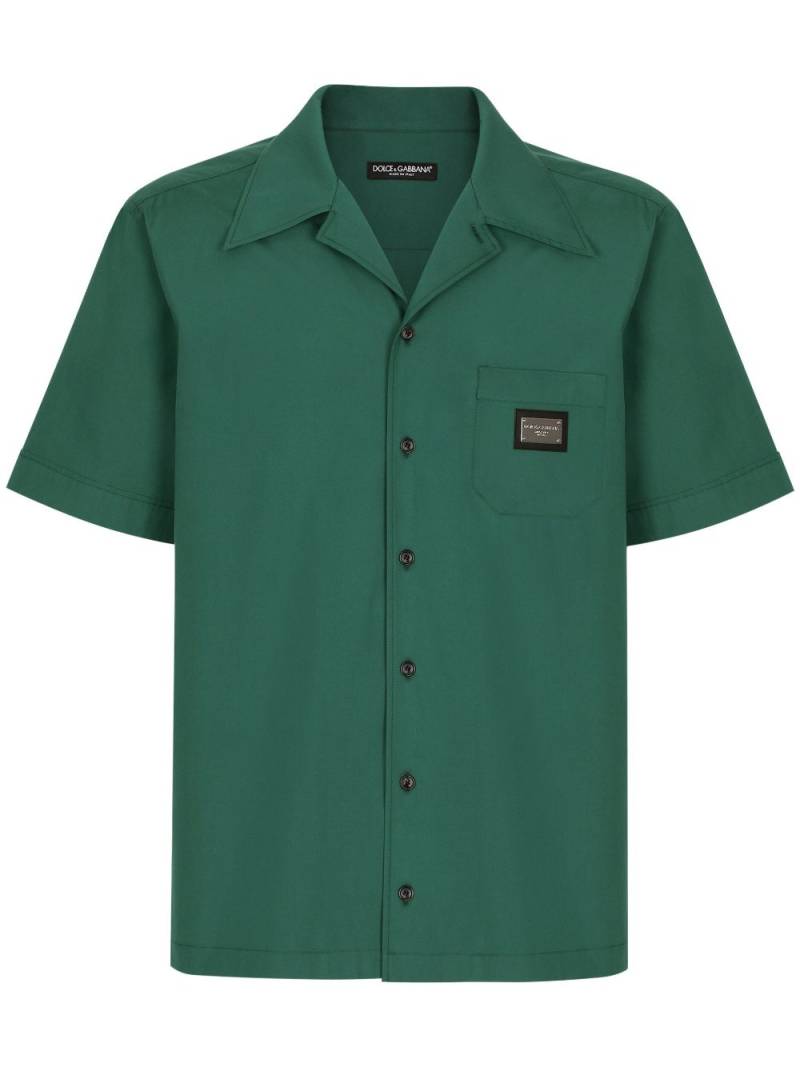 Dolce & Gabbana DG Essentials short-sleeve shirt - Green von Dolce & Gabbana